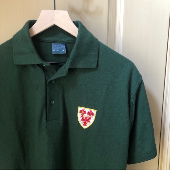 University of Oxford Queen's College Custom Polo Shirt, Bottle Green, Size M - Picture 5 of 16